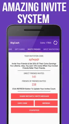 Bigcash Earn Money & Free Gift Cards android App screenshot 0