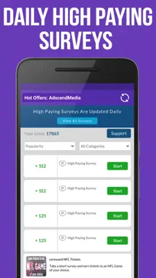 Bigcash Earn Money & Free Gift Cards android App screenshot 1